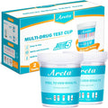 Areta Multi-Drug Test Cup: 2 Pack at Home Urine Drug Tests Kits, Testing for AMP/BZO/COC/THC/MET/MOR/BAR/MDMA/PCP/MTD, Built-in Drug Test Strips Including Sensitive Marijuana Drug Test, #ACDOA2-3104