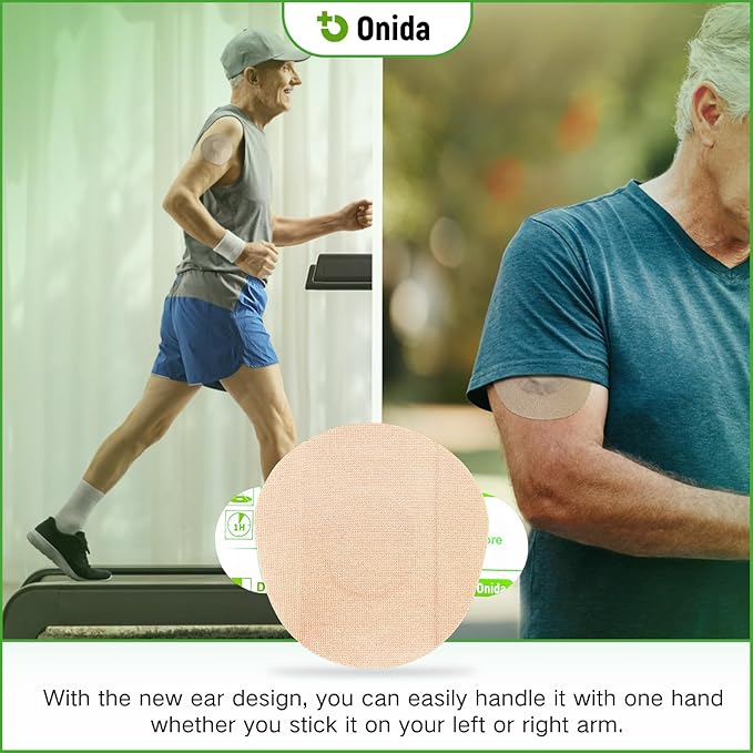 Onida Dexcom G7 Adhesive Patches 10PCS,CGM Sensor Covers for Dexcom G7 Waterproof Over Patches, Continuous Glucose Monitor Sensor Cover