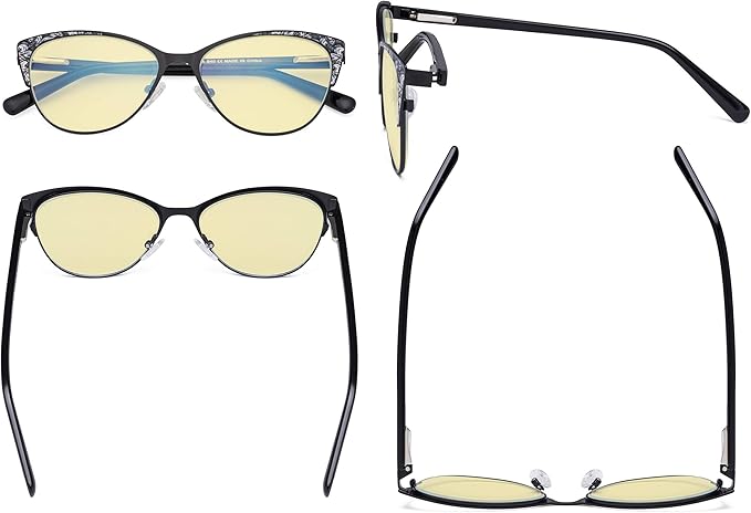 Eyekepper Oversize Ladies Butterfly Design Blue Light Glasses -Computer Screen Eyegalsses Women