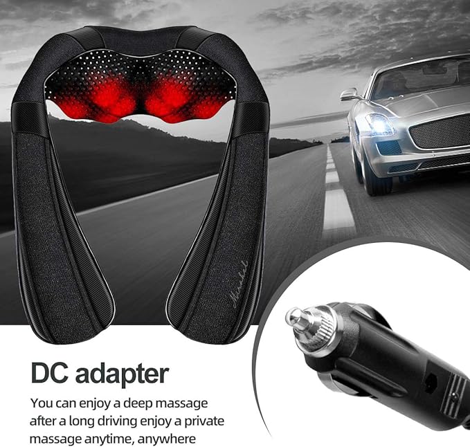 Mothers Day Gifts for Mom Wife Women, Fathers Day Dad Husband Men Gifts, Shiatsu Neck Back and Shoulder Massager with Heat for Pain Relief Deep Tissue, Birthdays, Valentine’s Day, Christmas gift