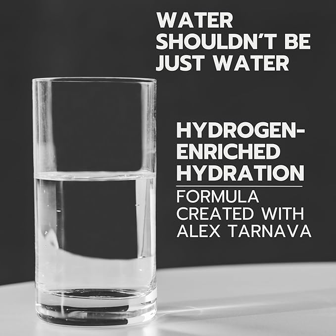 Hydrogen Water Tablets for Drinking Water 30 Count Creates 12 PPM Nanobubbles - US Company