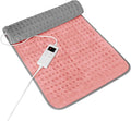 Heating Pad for Period Cramps, Heating Pad for Back/Neck/Shoulder Muscle Pain, 6 Heating & 4 Timer Setting, Auto Shut Off, Moist Heat & Machine Washable, Pink Birthday Christmas Gifts for Women Mom