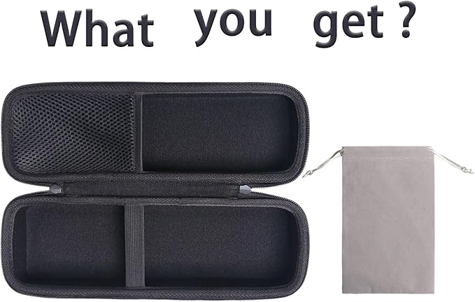Travel Case Compatible with NuDerma Professional Skin Therapy Wand,Lightweight,Black(CASE ONLY)
