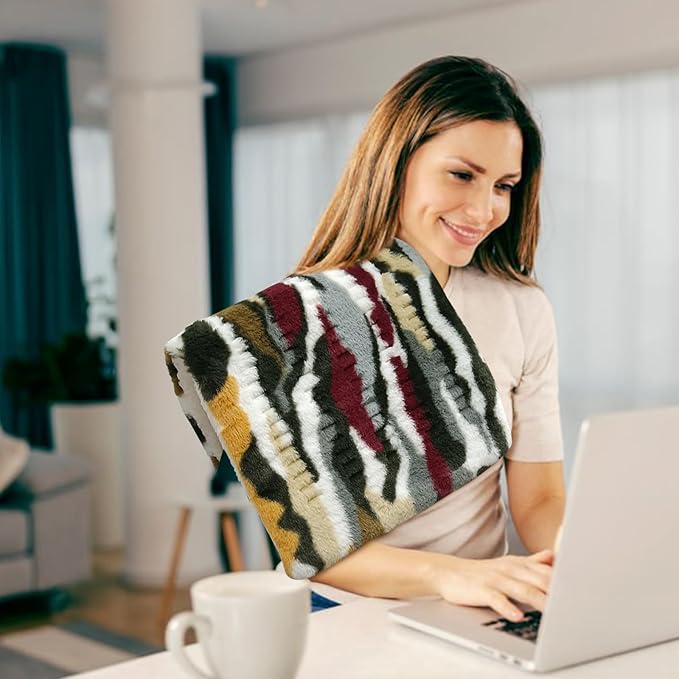 Electric Heating Pad for Back Pain Relief - 12 Heating Levels-8 Timer Settings - Heat Pad with Moist & Dry Heat Therapy - Hot Heated Pads -Washable (XL 12"x24" Camouflage) - MCC