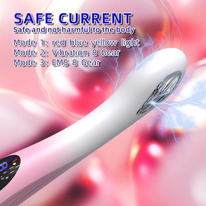 Female Vaginal Health Device, red Blue Yellow Led Light 3 in 1 Intimate Device for Women Exercises，Tighten Pelvic Floor Exercises Kegel Exerciser