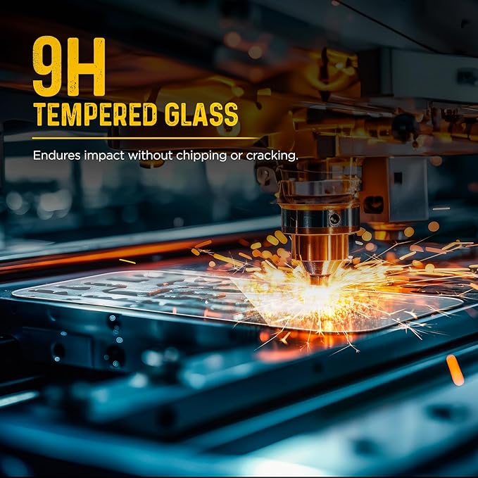magglass for iPhone 16e Screen Protector Toughened Tempered Glass with Easy-installation Applicator (Crystal Clear)