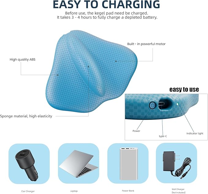 Kegel Exercise,Kegel Sponge Cushion is Comfortable and Durable, Tightening and strengthening Muscle Control, Postpartum Recovery of Muscles and Strength Training of gluteal Muscles
