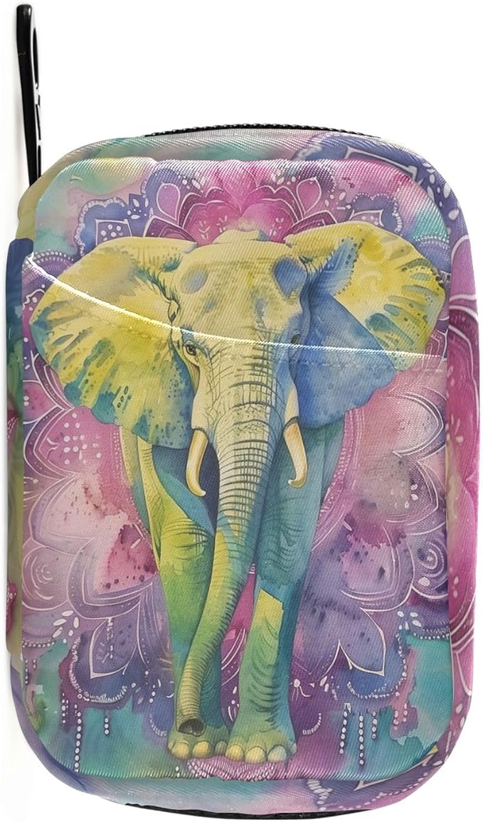 Travel Pill Organizer Animal Elephant Vitamin Planner Medicine Box Large Compartments Daily Pill Organizer