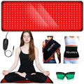 Red Light Therapy Pad for Body, FSA Eligible HSA 360 LEDs Infrared Light Therapy Mat, 660nm & 850nm Wrap Belt Blanket for Back Shoulder Knee Waist Stomach Muscle Pain Relief, 31" x 12" Large