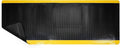 NORTHSKY Olympia Anti Fatigue Mat Industrial, Standing Mat, Yellow Border Safety, 12 x 3 ft, 15/16" Thick, Advanced High-Density Memory Foam, for Workshop Workstations, Laboratory Benches