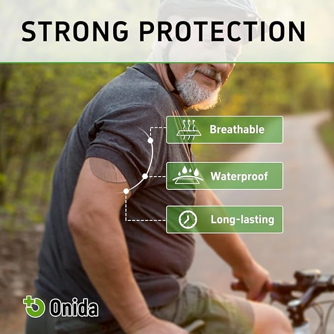 Onida Dexcom G7 Adhesive Patches 10PCS,CGM Sensor Covers for Dexcom G7 Waterproof Over Patches, Continuous Glucose Monitor Sensor Cover