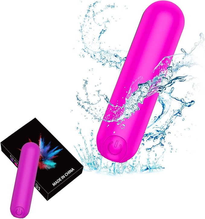 Handheld Electric Back Massager - Mini Waterproof&Rechargeable Handheld Deep Tissue Neck Purple
