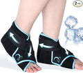 Comfytemp Ankle Ice Pack Wrap for Plantar Fasciitis Relief, Foot Support Brace for Sprain, Achilles Tendonitis, Heel Spur, Swelling, Hot Cold Compress, Running Essentials - 2 Pack