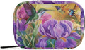 Travel Pill Case Spring Hummingbird Flower Weekly Small Pill Box 7 Day Pill Box Pill Organizer Bag