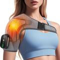Cordless Shoulder Heating Pad, Shoulder Massager with Heat for Pain Relief, Heated Shoulder Wrap with Massage, 3 Heat & 3 Massage Modes, Rotator Cuff & Frozen Shoulder Support