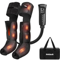 Nekteck Leg Compression Massager with Heat Leg Massager for Circulation and Pain Relief, Air Compression Boot Massage Tool with 2 Heats 6 Modes, Relaxation Tool for Men, Women, Athletes