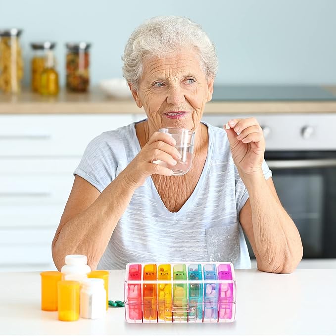 Pill Organizer 2 Times a Day
