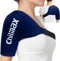 Shoulder Ice Pack Rotator Cuff & Arm Cold Therapy Wrap,Reusable Hot and Cold Gel Brace Sleeve for Shoulder Injuries,Surgery Recovery,Pain Relief Best Gifts for Men & Women (Standard Blaue)