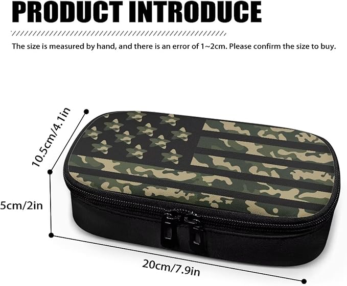 Rnyleeg American Flag Camo Diabetes Bag for Women Men Large Capacity Insulin Cooler Travel Case Reusable Insulin Bag for Diabetes