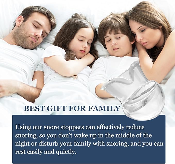 Snoring Solution - Anti-Snore Device, Reusable Snore Solution Stopper for Men/Women - MF23