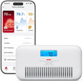 X-Sense Smart Wi-Fi Carbon Monoxide Detector, with Temperature & Humidity Monitor, Voice Alert, Replaceable Battery, Digital Display and Historic CO Peak Level, XC0M-iR 1-Pack