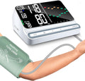 Blood Pressure Monitor for Home – Large Backlit Screen with Trend Curve, Rechargeable Upper Arm BP Machine, Accurate Readings, 180 Memory for 2 Users, Digital Machine with Comfortable Large Cuff