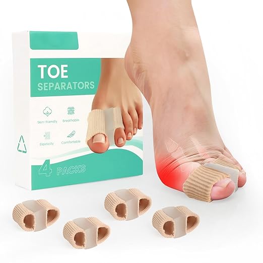 Bunion Corrector for Women Big Toe, Silicone Toe Separators for Women, Spacers Bunion Correctors for Overlapping Toes, Hammer Toes Straightener Alignment Relieve Foot Pain