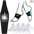Wearable Arch Support Inserts for Women & Men – 2 Adjustable Heights, Non-Slip Breathable – Plantar Fasciitis Relief Arch Band for Flat Feet, High Arches