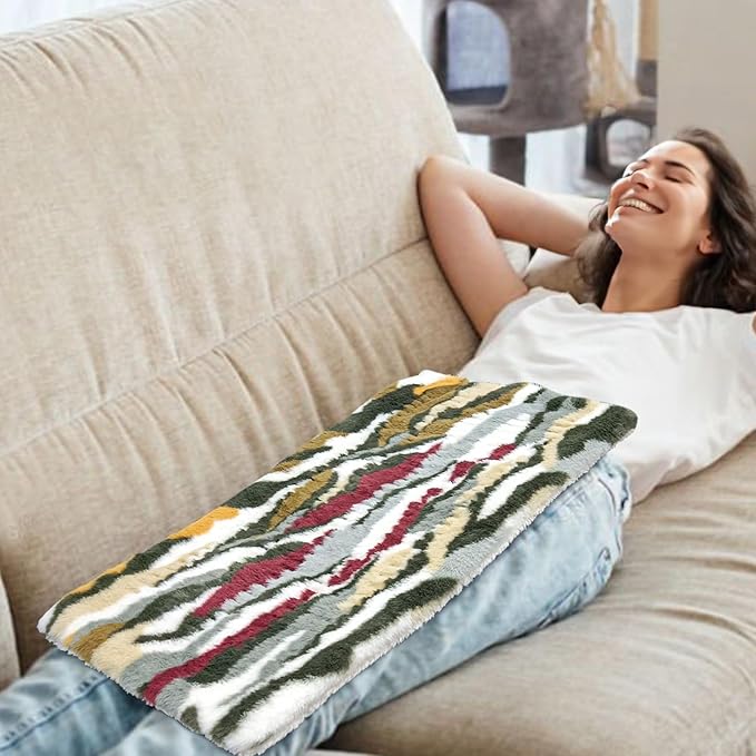 Electric Heating Pad for Back Pain Relief - 12 Heating Levels-8 Timer Settings - Heat Pad with Moist & Dry Heat Therapy - Hot Heated Pads -Washable (XL 12"x24" Camouflage) - MCC