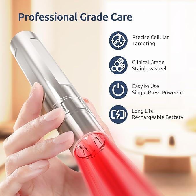 Infrared red Light Therapy is a Handheld red Light Therapy Wand Used to Improve Joint and Muscle Pain. The red Light Therapy Device is Suitable for Whole Body and Facial Care