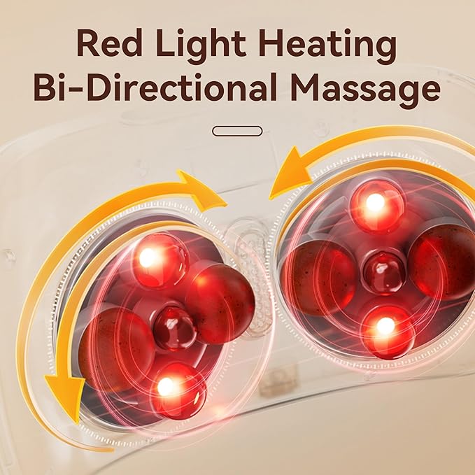 Bian-Stone Abdominal Massager with Heat - Dual Disc Electric Belly Fat Machine for Period Pain & Bloating Relief, Stomach Massager to Aid Digestion & Gas, Constipation Comfort