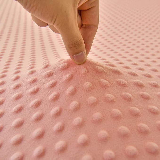 ZIQINPSQ Coral Velvet Fitted Sheet-Thickened Cold-Resistant and Warm Bed Sheets-Soft Velvet Fleece Fitted Sheets with-Elastic All Around. (Pink, Twin)