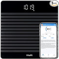 Vitafit Anti-Slip Smart Digital Bathroom Scale for Body Weight, High Accuracy Assured by Weighing Professional Since 2001, BMI with App,Black