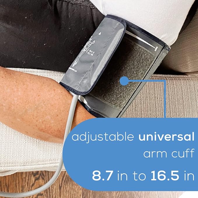 Beurer BM31 Upper Arm Blood Pressure Monitor for Home Use, Large Cuff | Automatic & Digital, 2-Users, XL Display, Irreg. Heartbeat Detector, Universal Cuff Circ. 8.7”-16.5”
