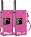 BACtrack Keychain Breathalyzer - Pink (2 Pack) | Ultra-Portable Pocket Keyring Alcohol Tester for Personal Use