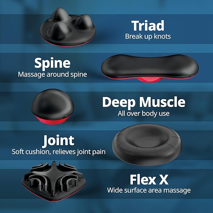 Wahl Cordless Lithium Ion Deep Tissue + Percussion Massager for Neck and Shoulder Pain, Massage Tool with 5 Modes & Attachments That Provide Joint and Sciatica Pain Relief, FSA Eligible – 3025692