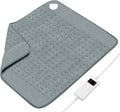 20" x 24" Heating Pad for Back Knee Leg Muscle Pain Cramps Relief, Electric Heating Pad for Women Mom Gifts with Moist Dry Option & 6 Heat Levels & Auto Off (Gray)