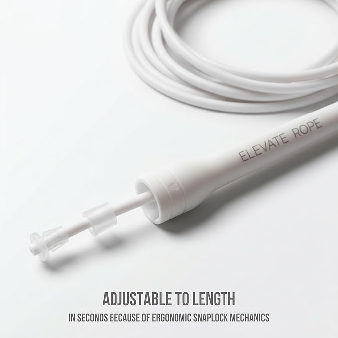 Elevate Rope Professional Beaded Jump Rope - 3m Adjustable, Quality Beads & Poly Cord - For Freestyle, Cardio & Tricks - All Levels & Indoor/Outdoor Use
