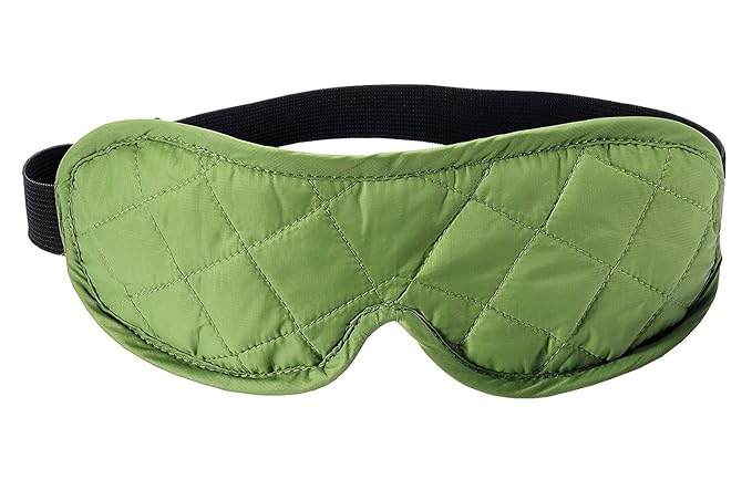 COCOON - Premium - Deluxe Eye Shade, Sleep Eye Mask for Men Women, 5-Layer Construction Light Blocking - Wasabi Green