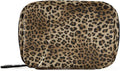 Leopard Print Pill Case, Portable Weekly Pill Box Bag Container 7 Days Pill Organizer Vitamin Supplement Holder with Zipper for Travel Family Business Gym