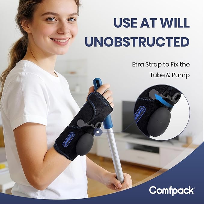 Ice Pack Wrap With Compression for Carpal Tunnel Relief, Wrist Brace Support Gel Hot Cold Therapy for Tendonitis, Mommy Wrist, Swelling, Surgery, Inflammation