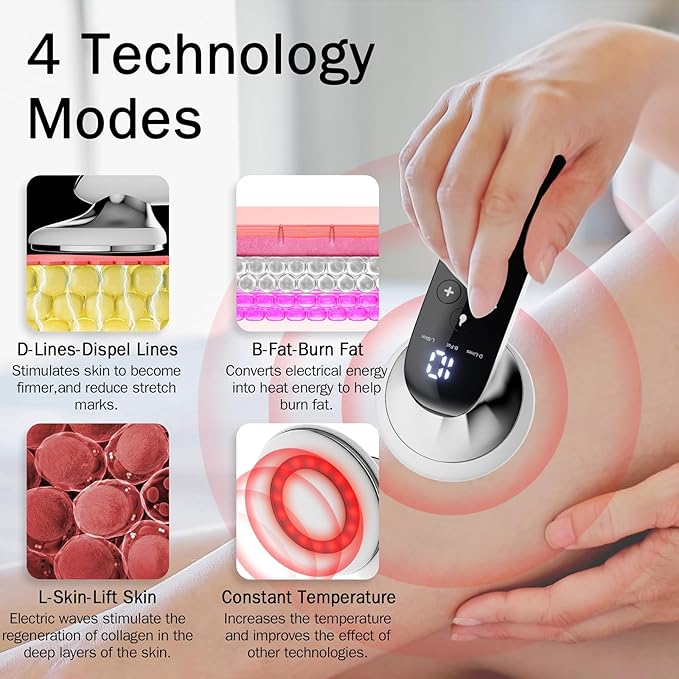 Cellulite Massager, Body Sculpting Tool, Cordless Handheld Body Cellulite Remove for Belly, Waist, Legs, Butt, Arms, Body Massager - Gifts for Women Mum