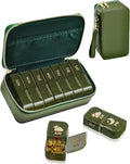 Weekly Pill Organizer AM PM, Travel Pill Organizer with Double Zipper Case, 14 Compartment Pill Box for Vitamins, Supplements & Medication, Portable Medicine Organizer for Women & Seniors