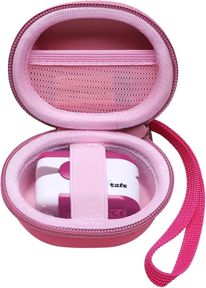 L LTGEM Pink Pulse Oximeter Case for Zacurate, Innovo, Vibeat, iHealth, Santamedical, Children Fingertip Pulse Oximeter Blood Oxygen Saturation Monitor (Case Only)