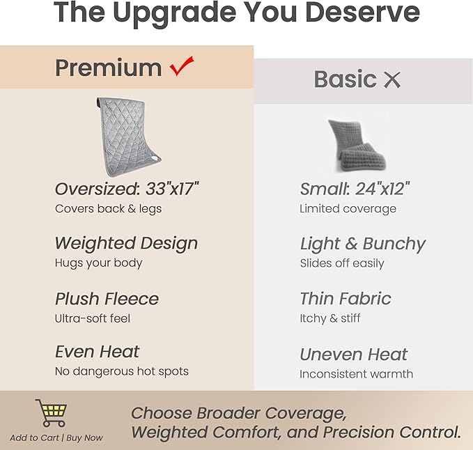 Ultra-Soft Flannel Heating Pad with Crystal Beads - 9 Heat & 4 Timer Settings, Machine Washable for Pain Relief, 33x17 Inch - Sophisticated Gray