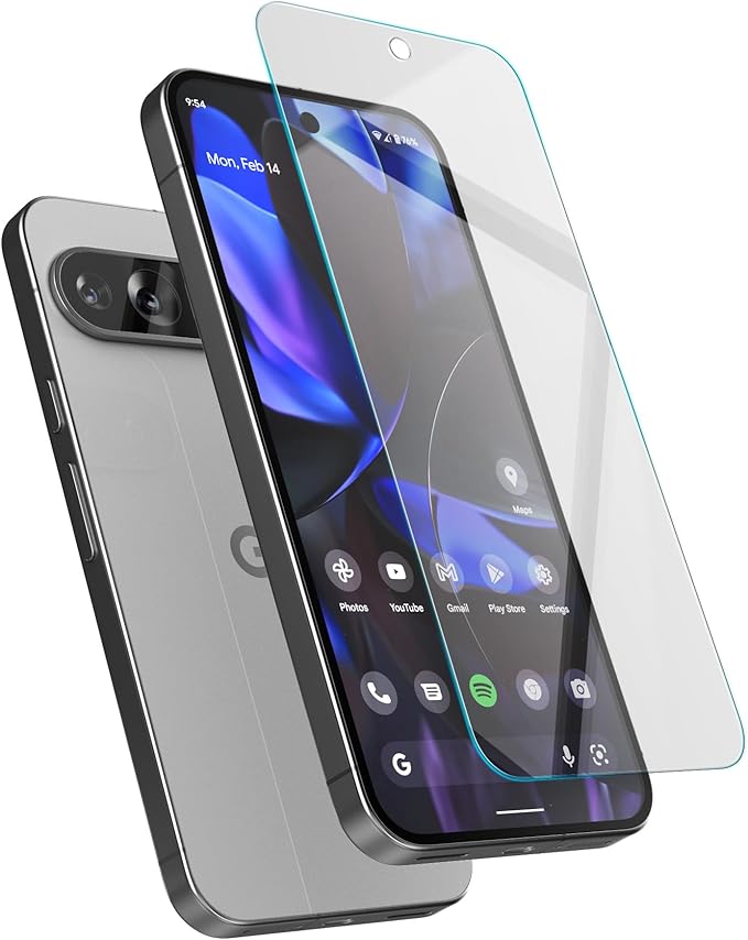 magglass for Google Pixel 9 Pro XL Screen Protector, (Fingerprint Compatible) with Easy Install Applicator, Full Coverage HD Tempered Glass & Camera Lens Protector (6.8")