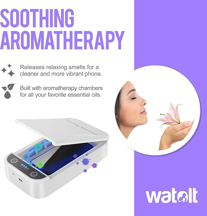 UV Light Sanitizer - Cell Phone Sanitizer Cleaner Box for Smartphone iPhone