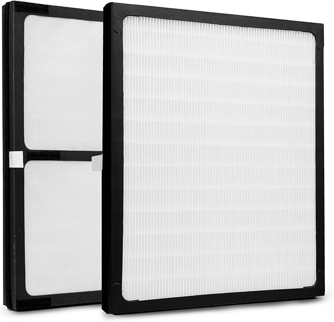 2 Pack Replacement Filters - D for Idylis - IAF-H-100D - Air Purifier AC-2118, AC-2123, IAP-10-280, 1AP10280, Includes 2 x Idylis Hepa and 4 x Carbon Pre-Filters