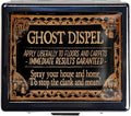 7 Days Chromed Shiny Silver Pill Organizer with Mirror Inside Has 8 Separate Compartments Rectangle 7 Days Pill Box Pill Case (Ghost Dispel)