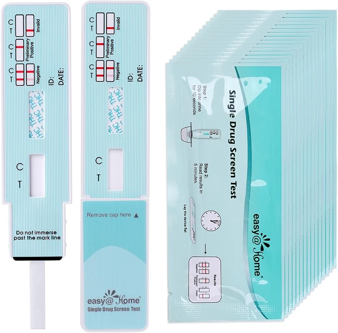 Easy@Home Marijuana (THC) Single Panel Drug Tests Kit - # EDTH-114 (20 Pack)